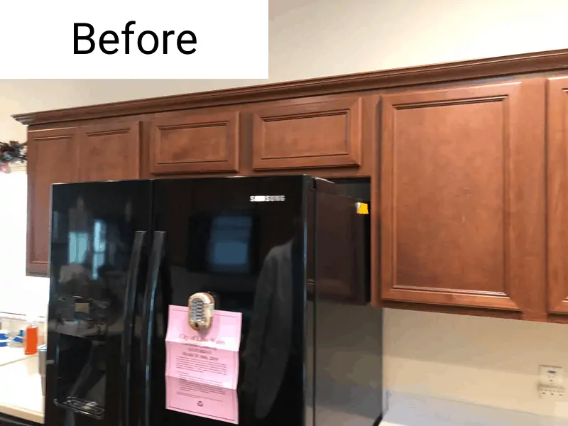 Before Cabinet replacement